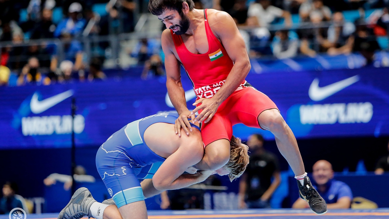 Bajrang Punia: Ace wrestler from the Jhajjar district in Haryana, he made the country proud by clinching a bronze medal in Tokyo 2020 Olympics. This time everyone pinned hope that he will be able to up his performance and climb up higher at the podium at CWG 2022. Credit: PTI Photo