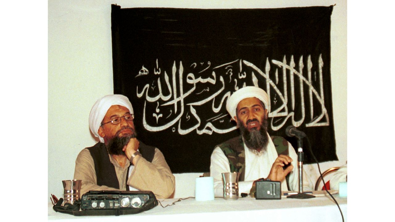 In 1999, an Egyptian military court sentenced Zawahiri to death in absentia. By then he was living the spartan life of a militant after helping Bin Laden form al-Qaeda. Credit: AP Photo