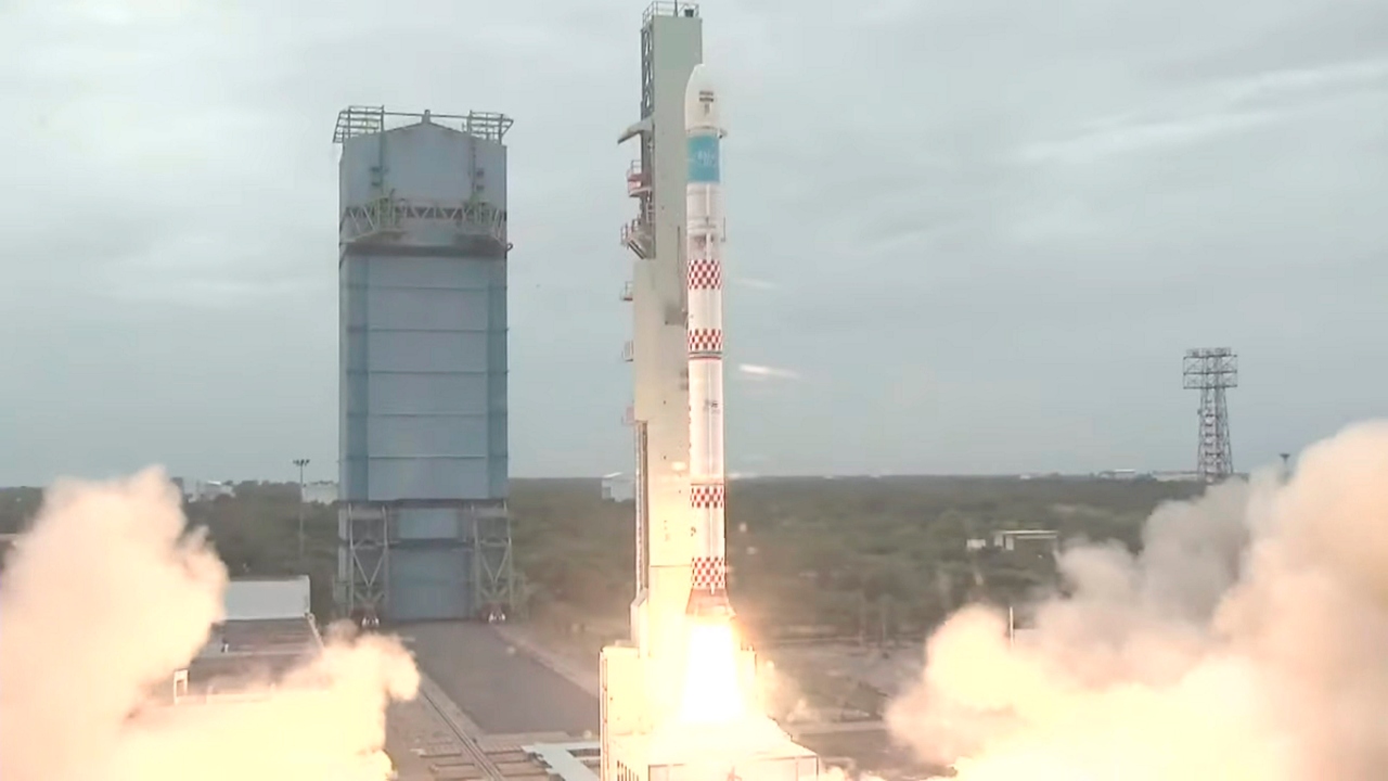 The EOS-02 is an experimental optical remote sensing satellite with high spatial resolution. The mission was carried out to launch an experimental imaging satellite with a short turnaround time and to demonstrate launch-on-demand capability. Credit: PTI Photo