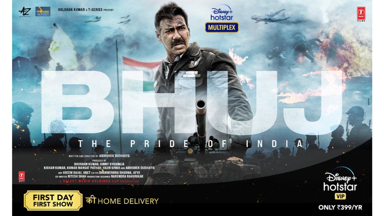 Bhuj: The Pride of India - Packed with action and patriotism, 'Bhuj' is a movie based on the Indian Air Force and pilot squadron leader Vijay Karmik’s contribution to the IAF. The film is set during the 1971 Indo-Pak war, when the IAF airstrip was wrecked and 300 local women led by Vijay Karnik laboured tirelessly for days to rebuild the airbase. This act of resilience helped us win the war. Credit: Special Arrangement