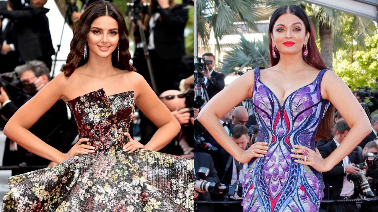 Beauty queen Aishwarya Rai Bachchan has a doppelganger in Mahlagha Jaberi and fans on social media can't stop talking about the uncanny resemblance between the two. Credit: Instagram/mahlaghajaberi & Reuters Photo