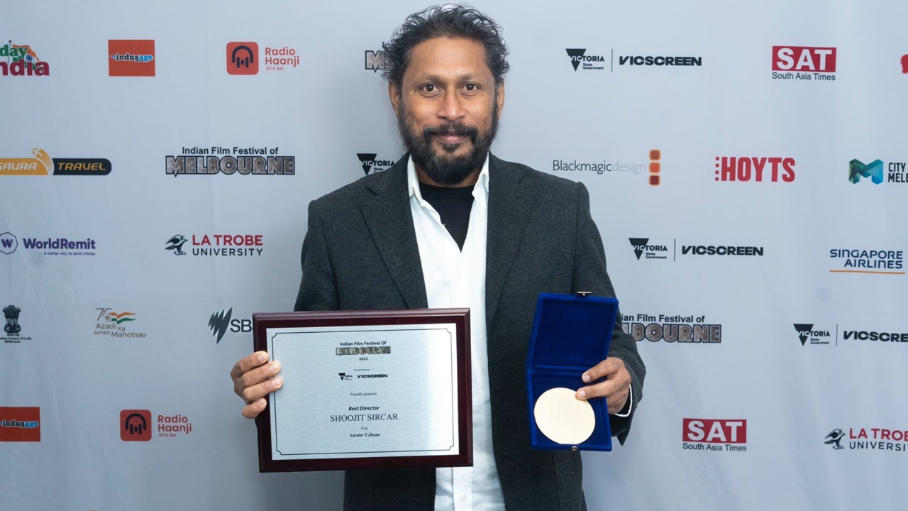 Shoojit Sircar was honoured with the Best Director award for 'Sardar Udham'. Credit: Special Arrangement