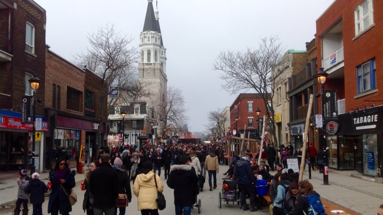Rank: 01 | Rue Wellington, in Montreal. Credit: Twitter/FouadBoussetta