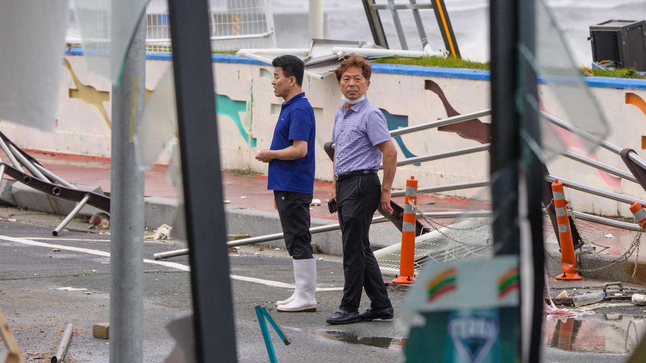 The typhoon has forced hundreds of flight cancellations, suspension of business operations and school closings. Credit: AFP Photo