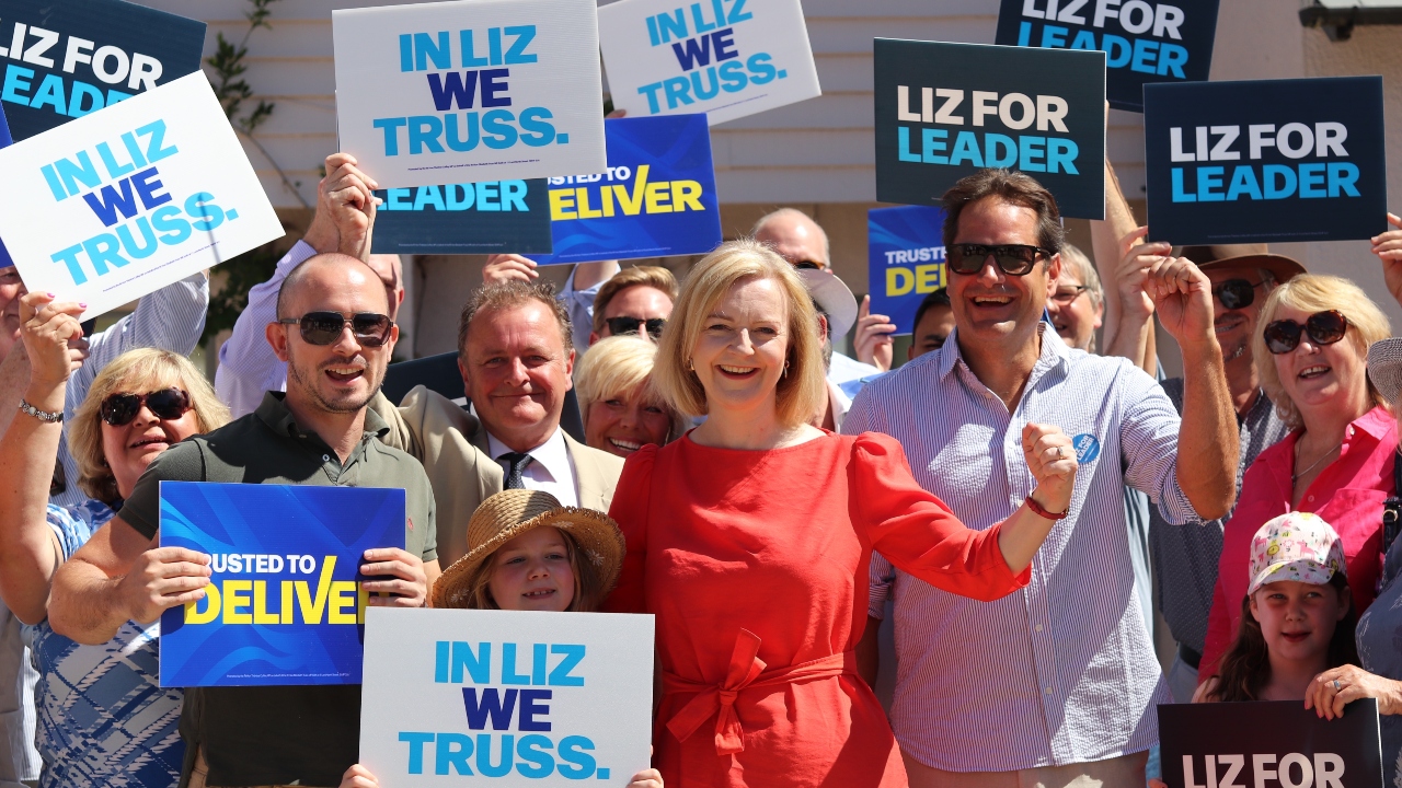 After Boris Johnson’s appointment as UK’s Prime Minister, Truss was promoted to the position of Secretary of State for International Trade and President of the Board of Trade in return for her support during his leadership campaign. Credit: Twitter/trussliz