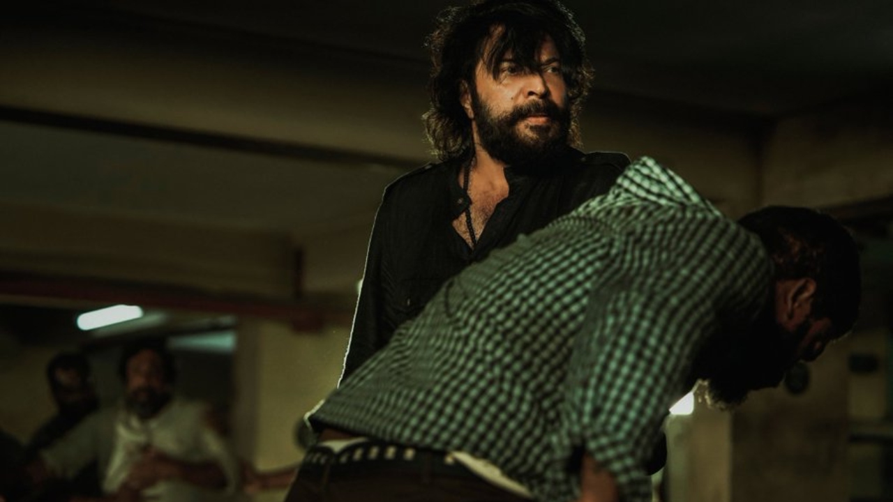 'Bheeshma Parvam': Helmed by one of the great minds in the Malayalam Film industry, Amal Neerad, Mammootty played Michael in this tense drama 'Bheeshma Parvam' (2022) that revolves around the lives of gangsters. Credit: Twitter/@mammukka