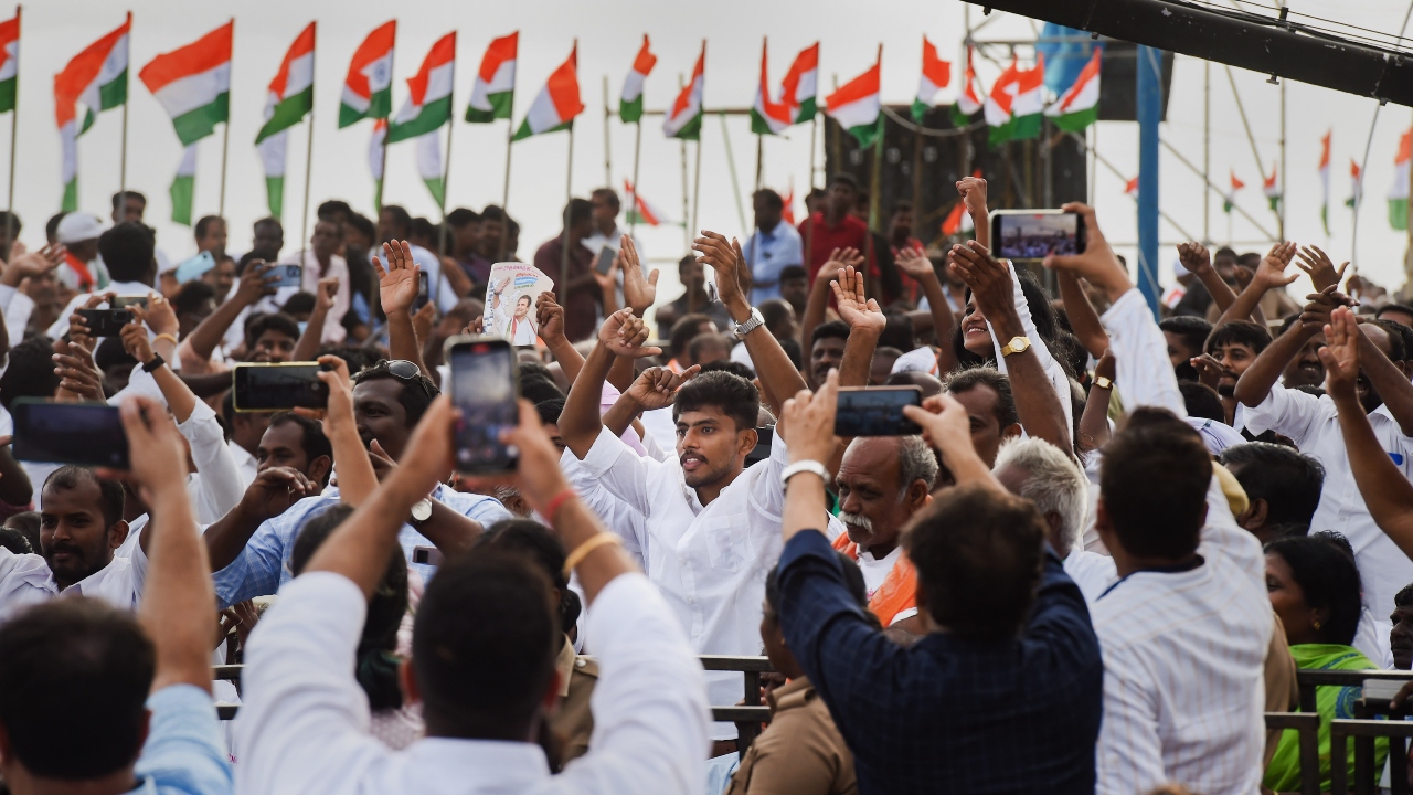 The march would cover 12 states and two Union Territories in about five months. Credit: PTI Photo