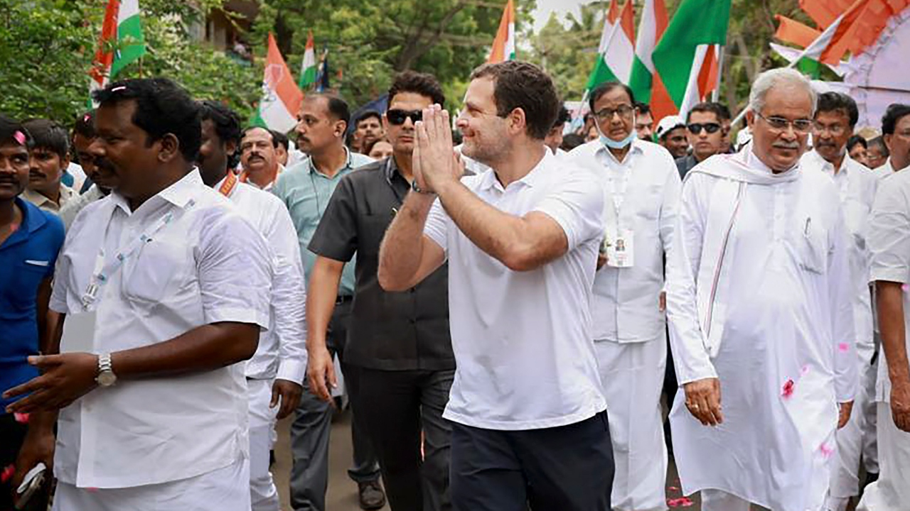 Congress leader Rahul Gandhi, along with several party leaders, embarked on the 'Bharat Jodo Yatra' from Kanyakumari, marking the beginning of a challenging journey through which the party is seeking to reach out to people and rejuvenate its organisation. Credit: PTI Photo