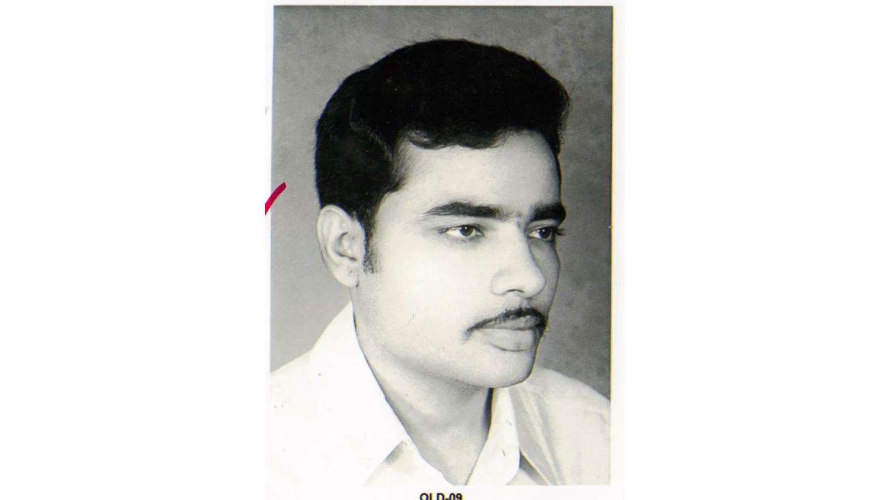 A photo of young Narendra Modi. Credit: NaMo App
