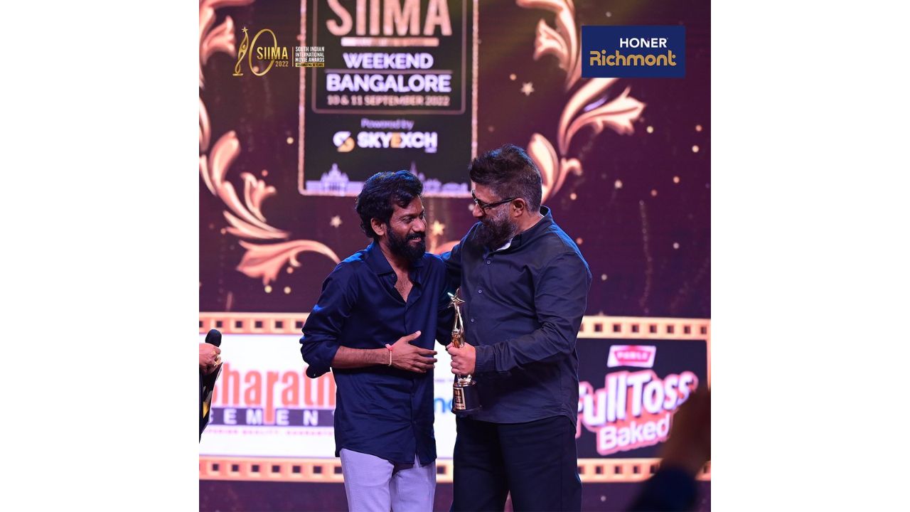 Best Debutant Director (Telugu) - Buchi Babu Sana for 'Uppena'. Credit: SIIMA