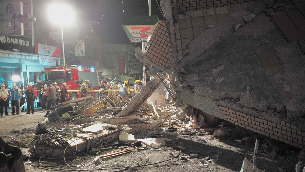 One person died after an earthquake measuring 6.9 magnitude on the Richter scale struck off the coast of Taiwan on September 18. Credit: AFP Photo