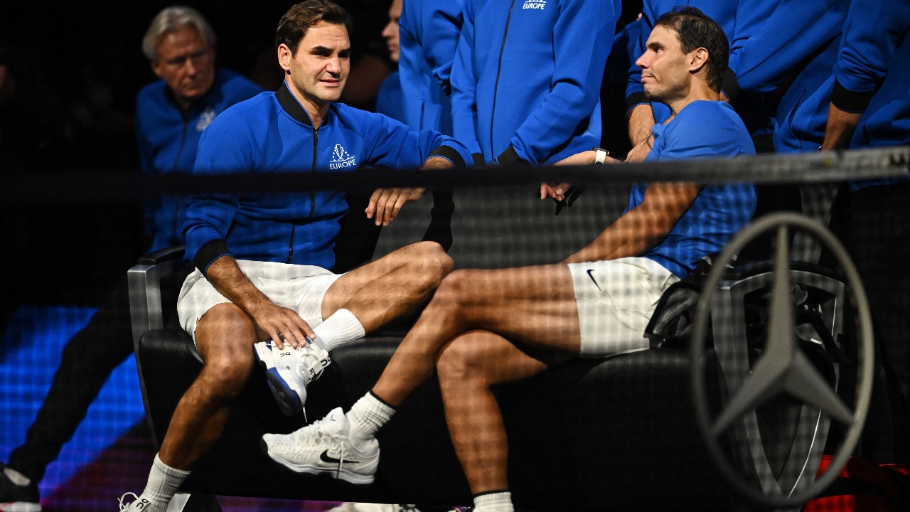 His days as a professional player ended with a loss in the Laver Cup against Frances Tiafoe and Jack Sock of Team World. Credit: Reuters Photo