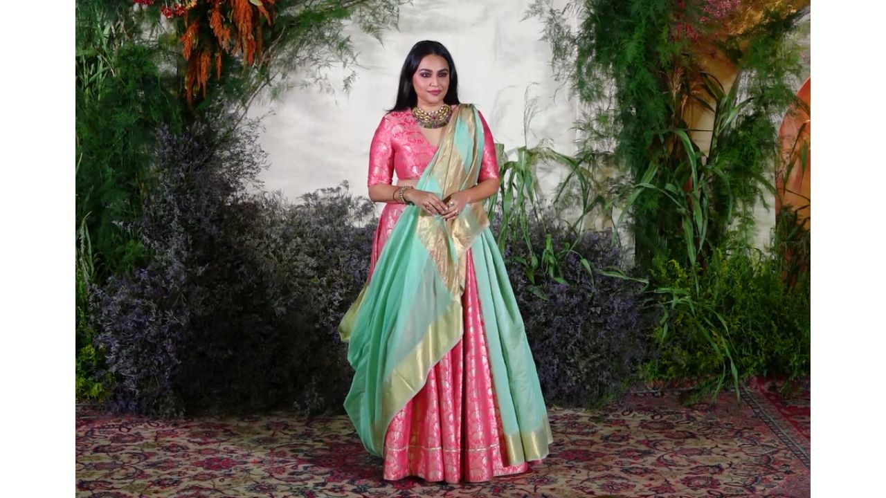 Swara Bhasker graced the event in a lehenga choli. Credit: Special Arrangement