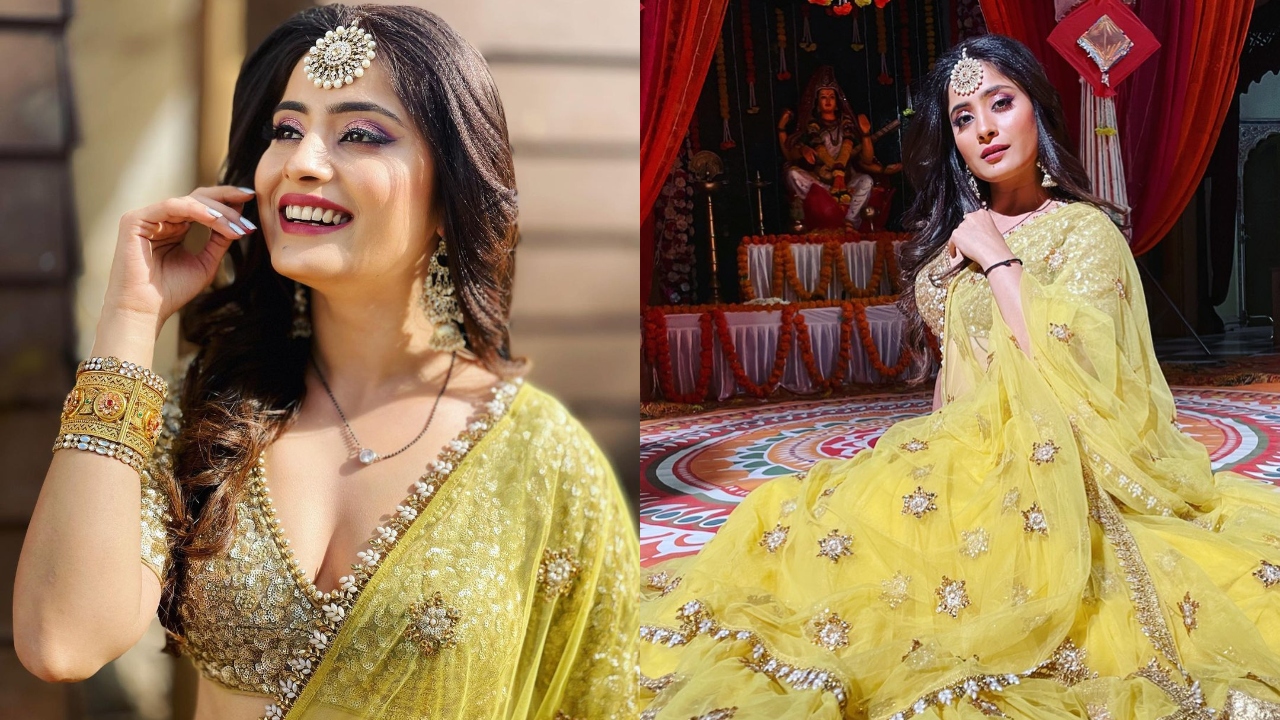 Vaishali Takkar made her entry into showbiz with the hit TV serial 'Yeh Rishta Kya Kehlata Hai'. She heaped praises for her role as Sanjana in the show. Credit: Instagram/@misstakkar_15