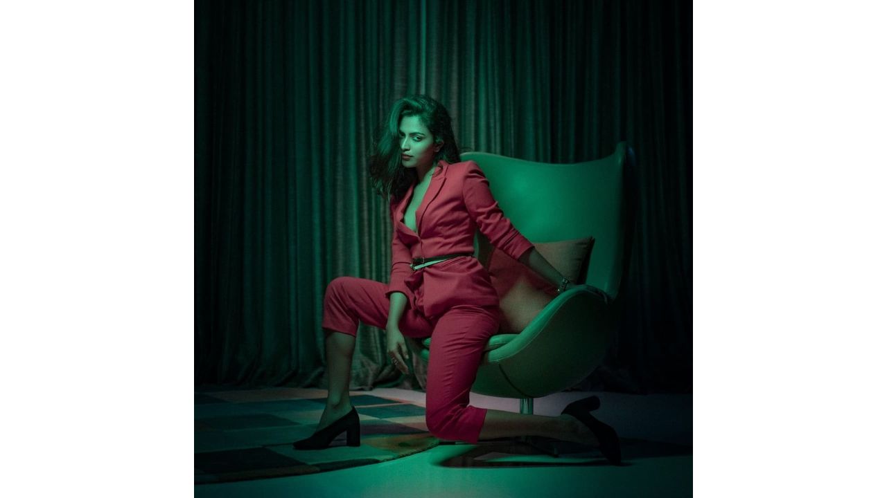 The Malayalam actor, known for her best performances in movies like ‘Cadaver’, ‘Aadai’, ‘Mynaa’ and more, turned a year older today. In this photo she is seen in a blazing, red pantsuit. Credit: Instagram/amalapaul