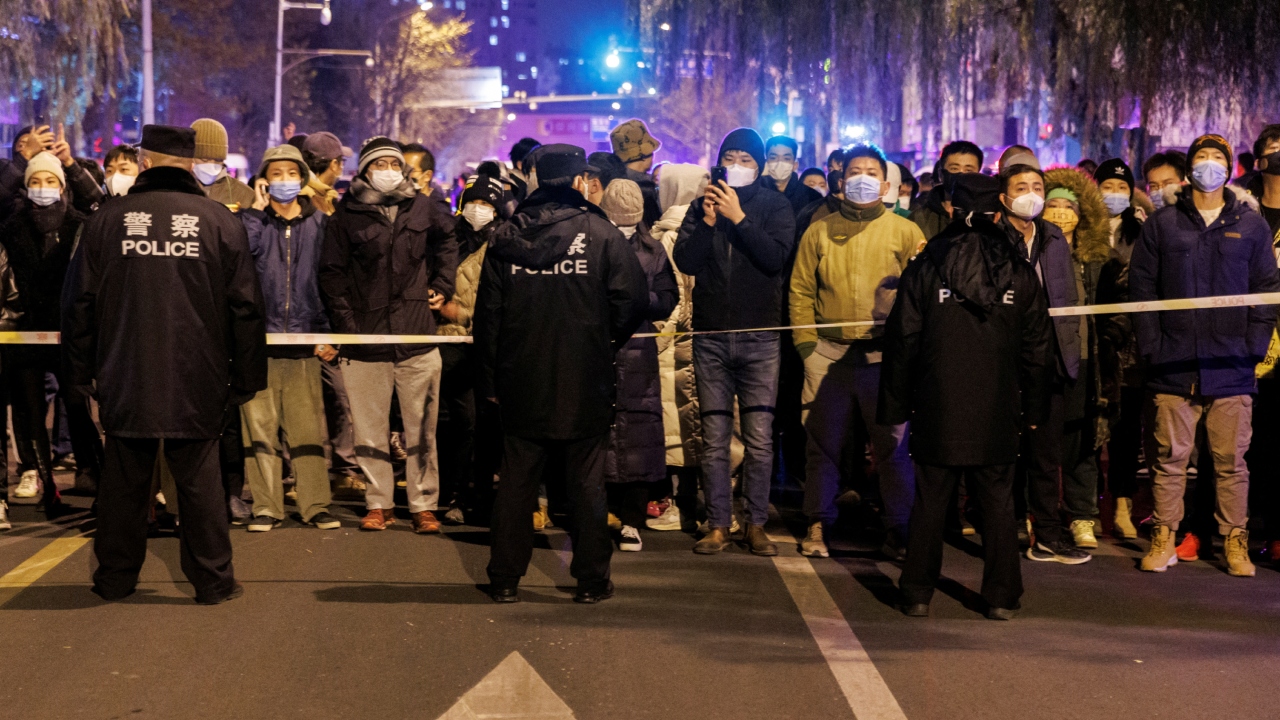 Protests erupt in China against stringent Covid-19 rules