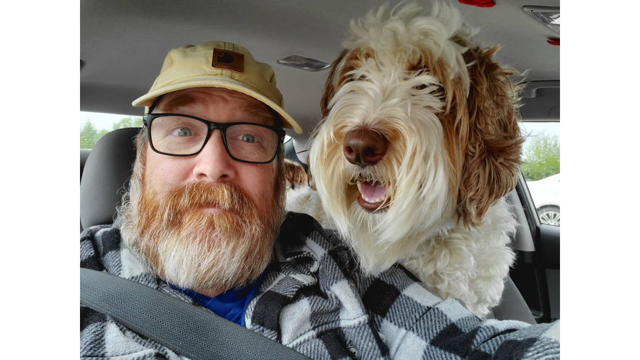 Not just the pet, even the owner requires a grooming session. Credit: Twitter/@Cory_Babstock