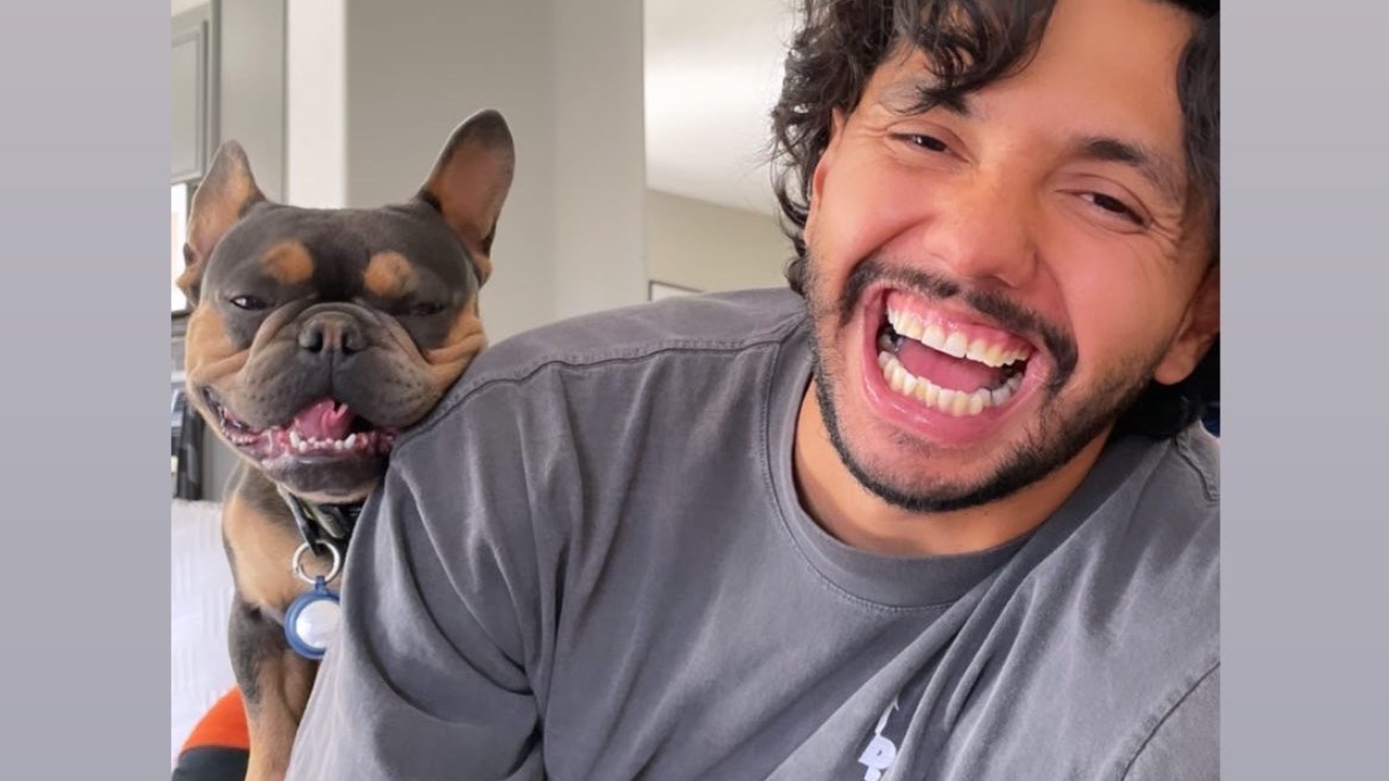 This owner's pet is a human in dogs skin. Credit: Twitter/@_Ramon58