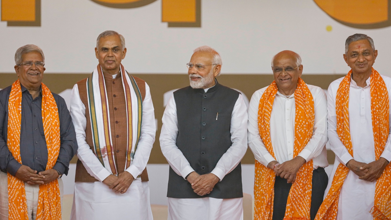 It is one of the smallest cabinets with 17 members including the Chief Minister. Credit: PTI Photo