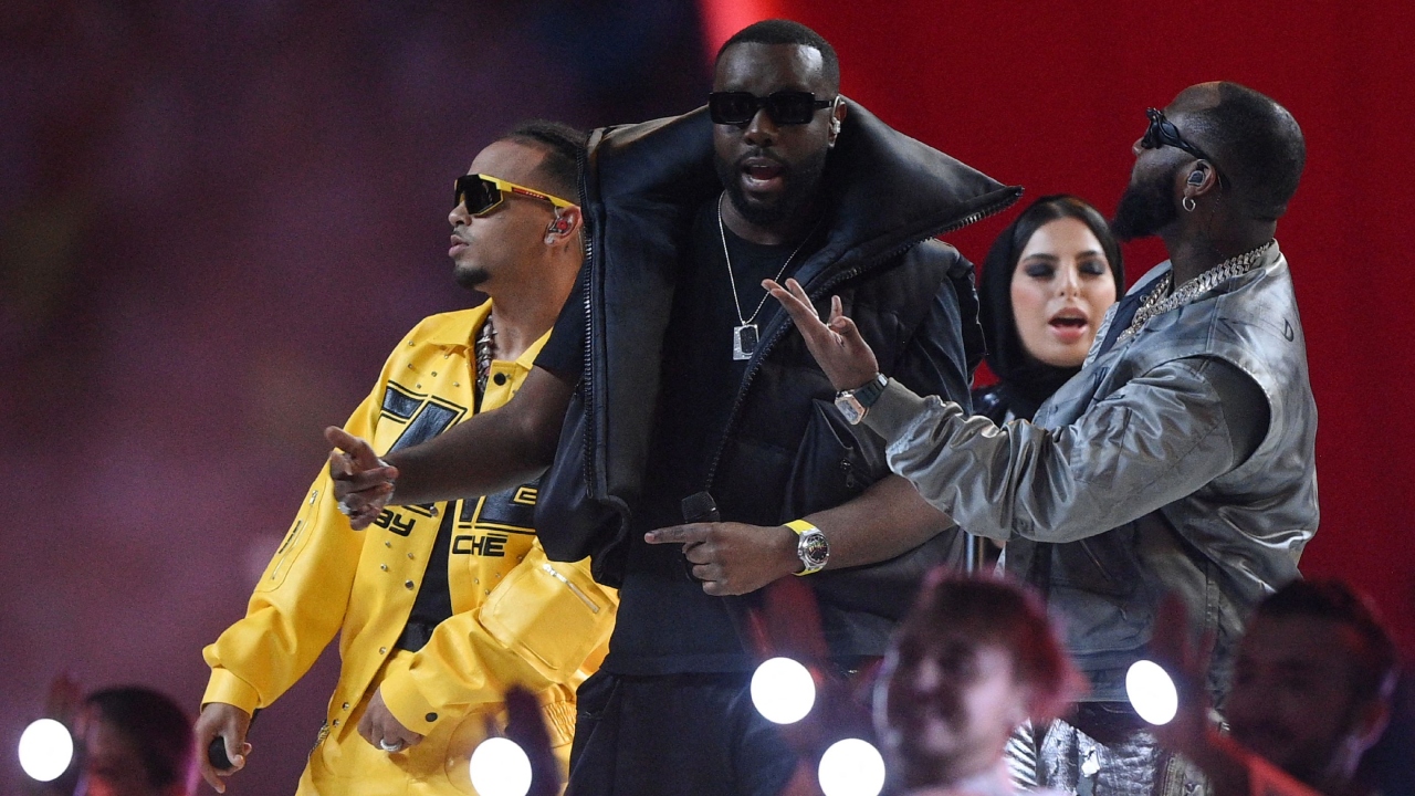 Artists perform during the closing ceremony of the Qatar 2022 World Cup. Credit: AFP Photo