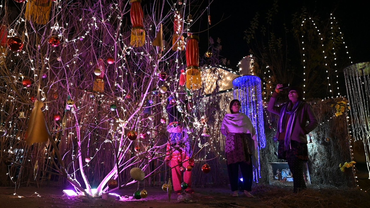 Pakistan will celebrate the New Year from 07:00 pm onwards on December 31. Credit: AFP Photo