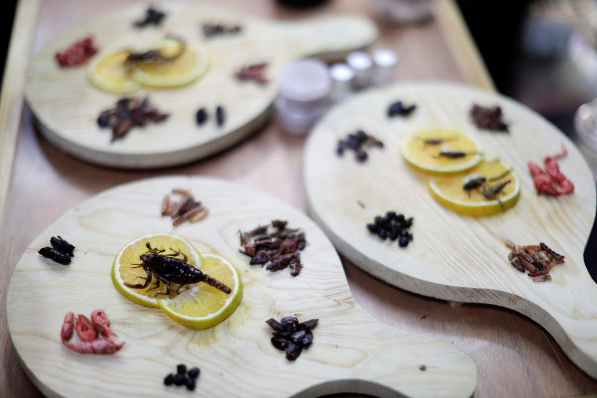 Exotic dishes for the New Year's Eve dinner are displayed at a market in Mexico City. Credit: Reuters Photo