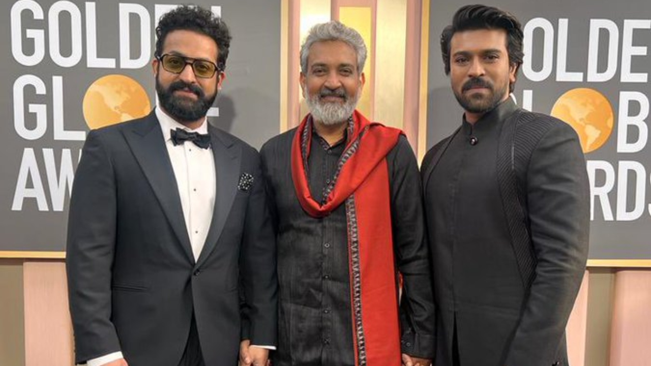 Golden Globes 2023: Rajamouli's 'RRR' bags best original song for 'Naatu Naatu'