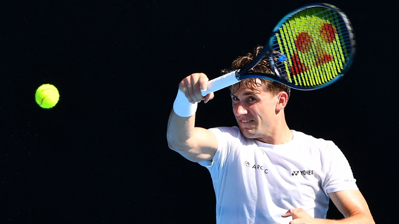 Casper Ruud: With one of the game's strongest forehands and tremendous athleticism, the 24-year-old Norwegian will look forward to lifting the title this year. Last year he came within a whisker of winning his first grand slam title. Credit: AFP Photo