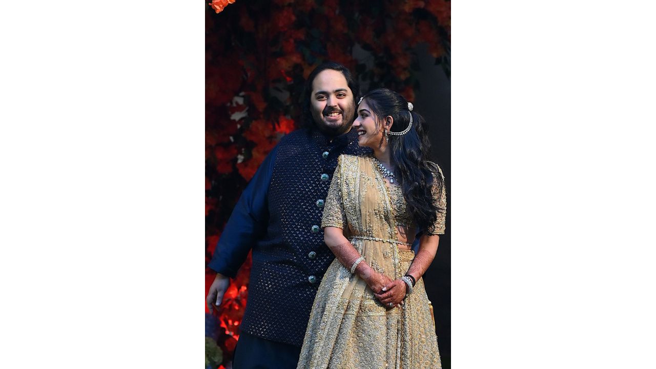 Radhika, daughter of Shaila and Viren Merchant, is an NYU graduate and serves as a Director on the board of Encore Healthcare. Credit: AFP Photo