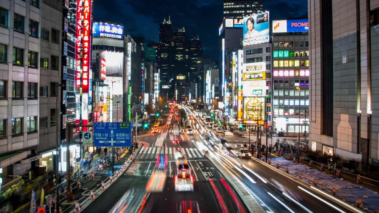 Famous for its neon-lit skyscrapers and historic temples, Japan's Tokyo is the seventh most powerful tourist city in the world. Credit: Ben Cheung/Pexels