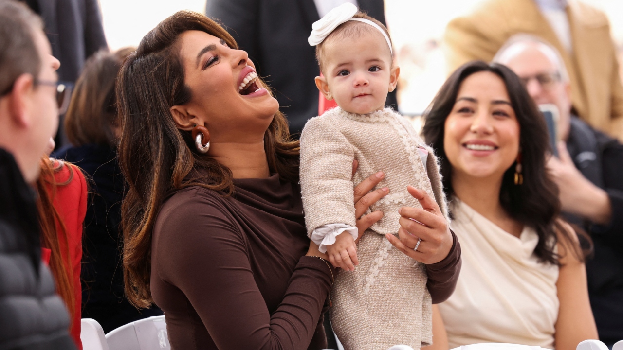 However, Malti Marie was the cynosure of all eyes and grabbed maximum attention at the event. Credit: Reuters Photo