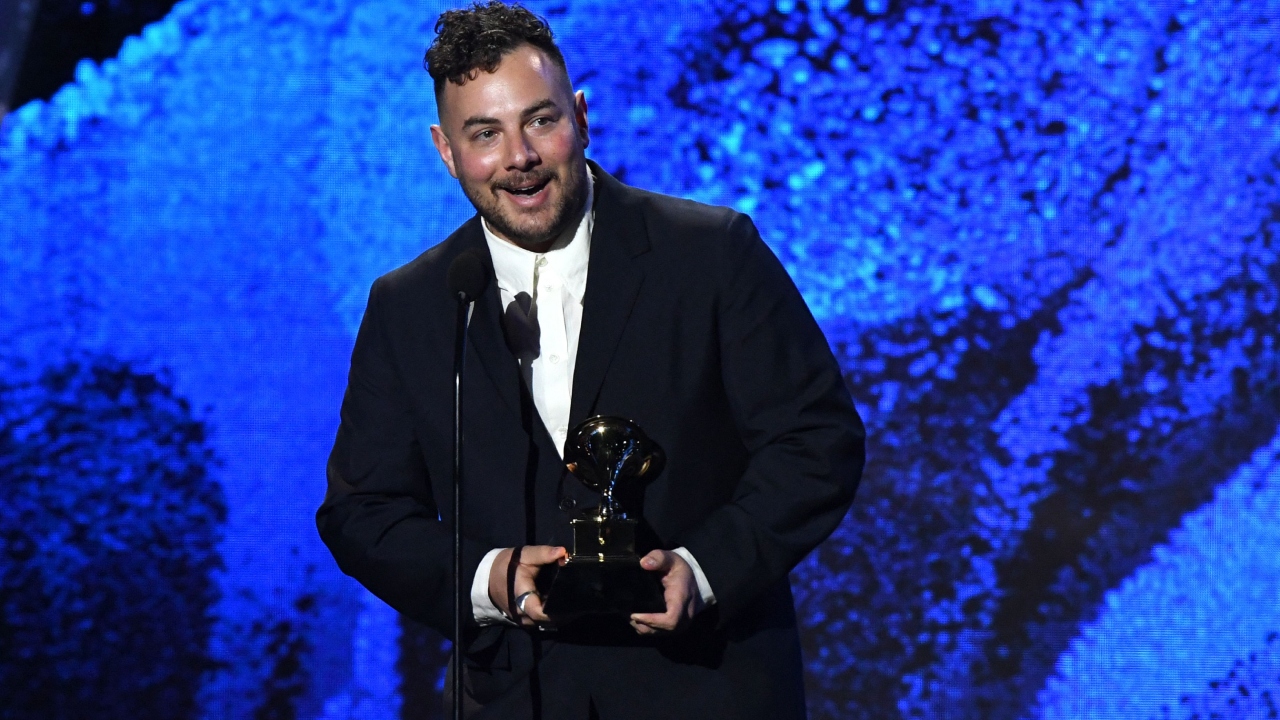 Taylor Swift won the 2023 Grammy Award for Best Music Video for 'All Too Well: The Short Film'. Video producer Saul Germaine recieved the award on behalf of Swift. Credit: AFP Photo