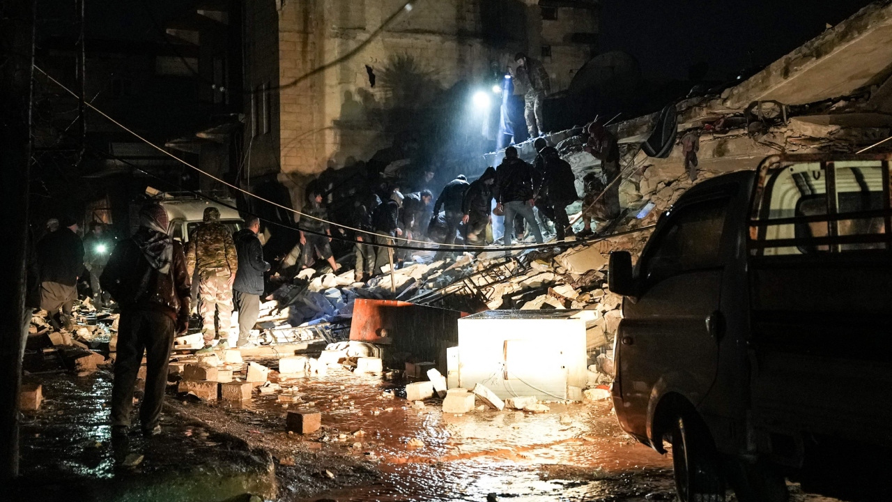 NTV television said buildings also crumbled in the cities of Adiyaman, Malatya and Diyarbakir. Credit: AFP Photo