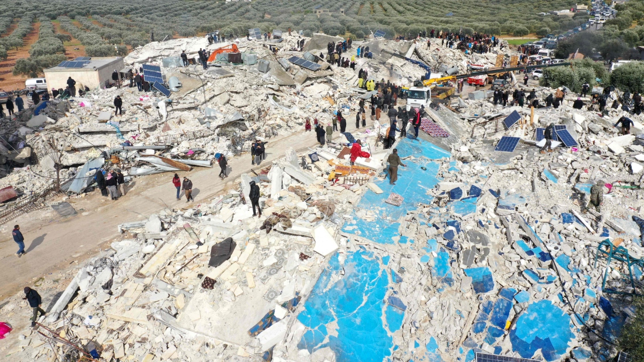 The powerful 7.8 magnitude quake that struck before dawn on Monday (February 6) wreaked new damage and suffering in Turkey and Syria. Credit: AFP Photo