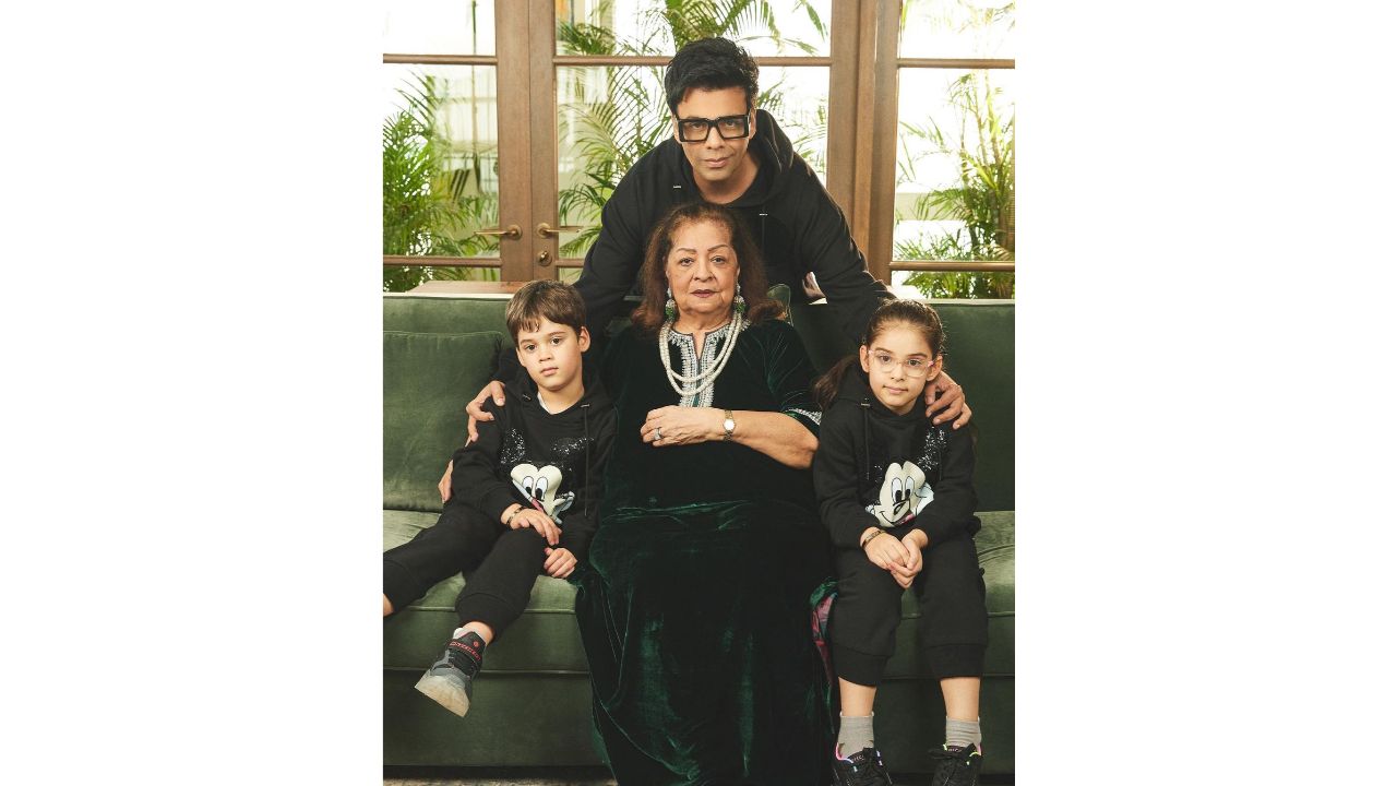 Filmmaker Karan Johar, who never misses a chance to express love for his family, shared a post on 'paternal love' with fans. Credit: Instagram/@karanjohar