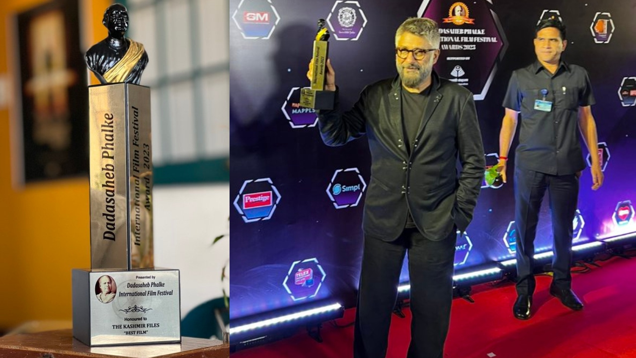 Best Film – 'The Kashmir Files'. Credit: Twitter/@vivekagnihotri
