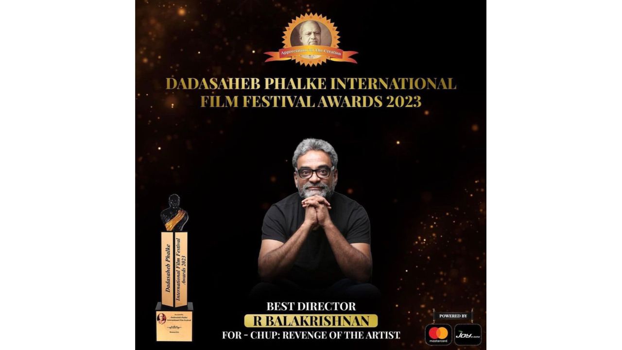 Best Director – R Balki ('Chup'). Credit: Special Arrangement