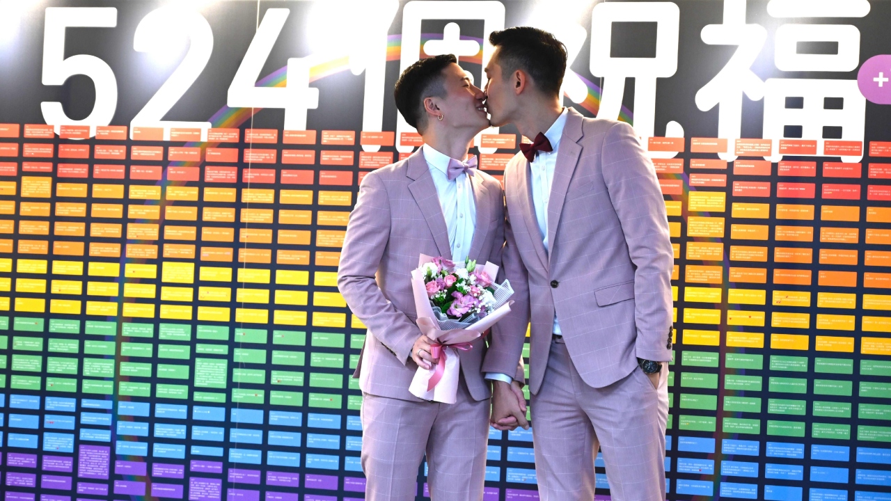 Taiwan - Taiwan became the first Asian country to recognise same sex-marriage in 2019. The country legalised gay marriages following a court ruling in 2017. Credit: AFP Photo