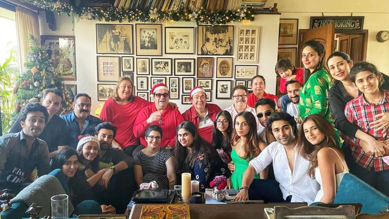 Bollywood's first family, the Kapoors, made a record of the largest on-screen family of Bollywood. Two dozen members of the Kapoor family have acted in Bollywood films. Credit: Instagram/@therealkarismakapoor