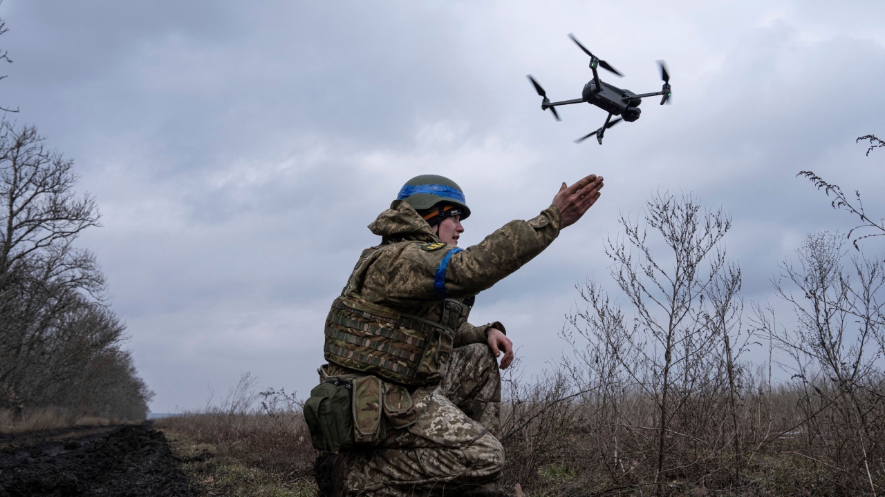 December 2022: On the 5th, the Russian military said Ukraine used drones to target two bases for long-range bombers deep inside Russian territory. Another strike took place later in the month, underlining Ukraine’s readiness to up the ante and revealing gaps in Russian defences. Credit: AP Photo