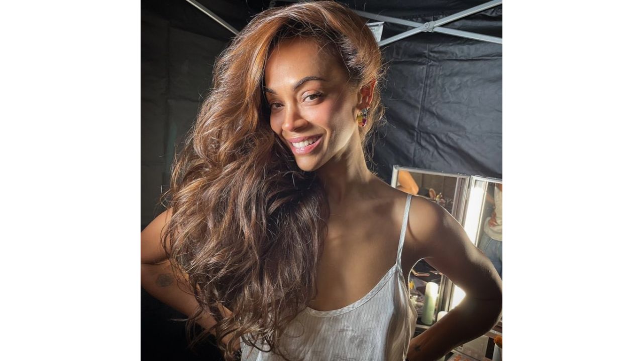 American actress Zoe Saldana also made it as a presenter in the first slate of presenters for the 95th Academy Awards. Credit: Instagram/@zoesaldana