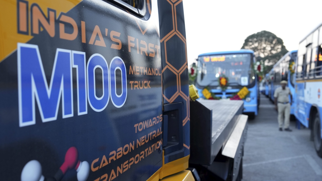 BMTC will reportedly induct a total of 80 methanol-run buses for the pilot project. IOC will provide free diesel and methanol for three months for the pilot project. Credit: PTI Photo