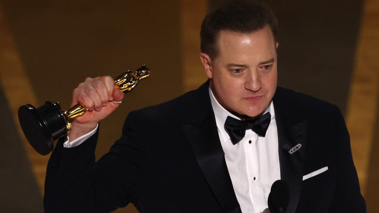 Best Actor: Brendan Fraser for 'The Whale. Credit: Reuters Photo