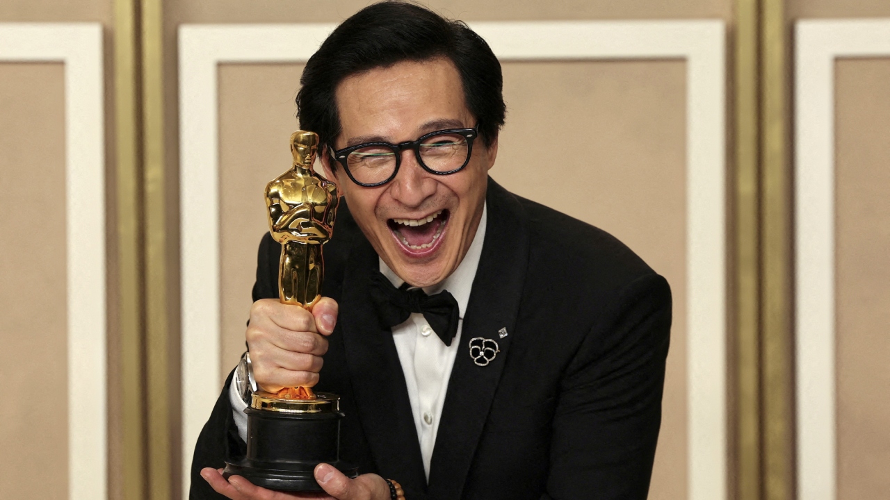Best Supporting Actor: Ke Huy Quan for 'Everything Everywhere All at Once'. Credit: Reuters Photo