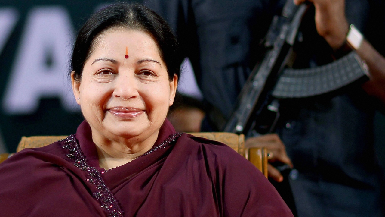 J. Jayalalithaa: In September 2014, late TN Chief Minister J Jayalalithaa was disqualified from the Tamil Nadu Assembly after she was convicted in a disproportionate assets case. Credit: PTI Photo
