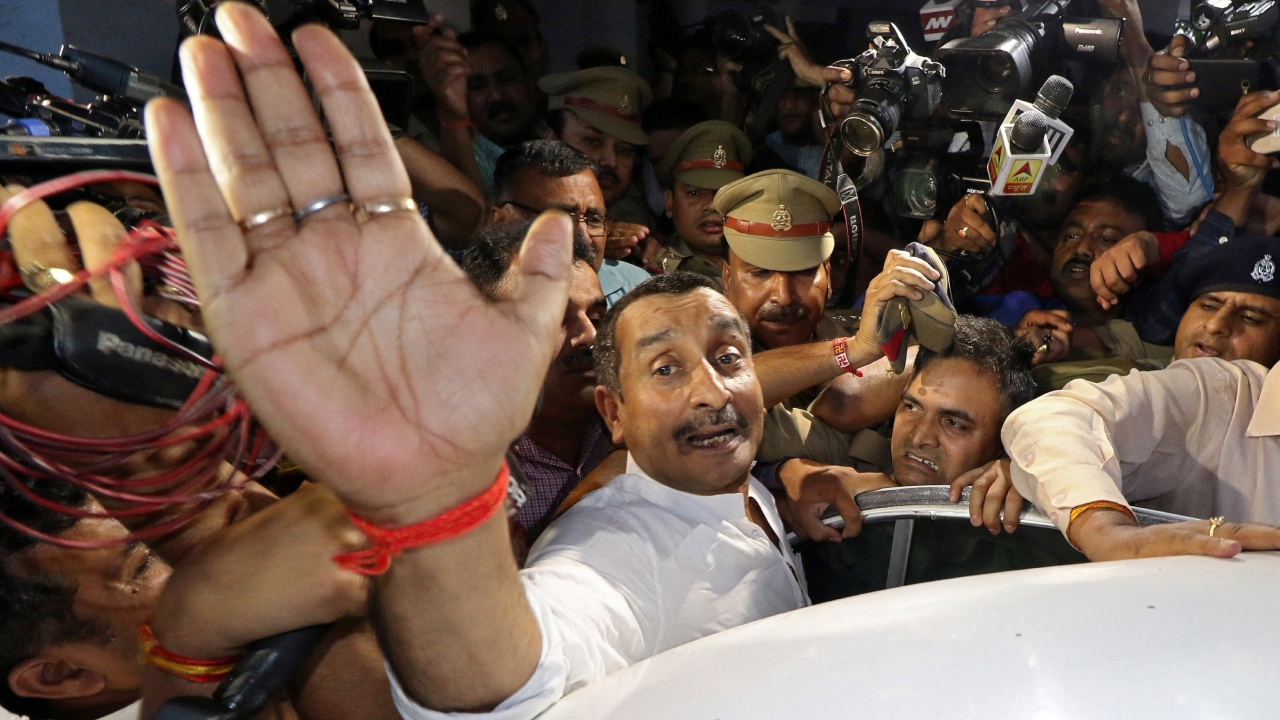 Kuldeep Singh Sengar: Kuldeep Singh Sengar was disqualified from the Uttar Pradesh Assembly in February 2020 following his conviction in a rape case. Credit: PTI Photo