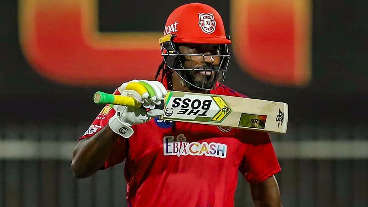 'The Universal Boss' Chris Gayle, who is regarded as one of the most destructive openers in IPL, sits at the eighth position with 4,965 runs in 142 matches. Credit: PTI Photo