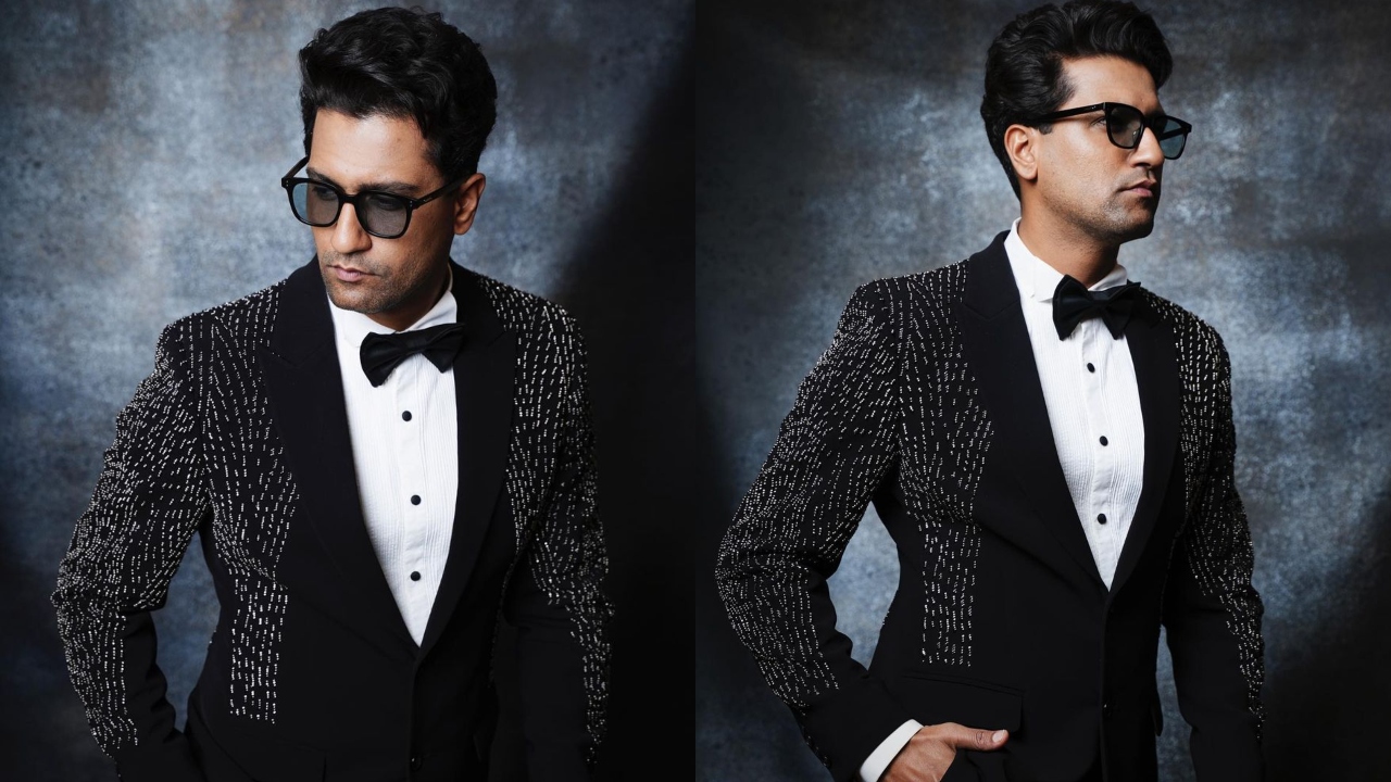 Vicky Kaushal: Vicky Kaushal took on the standard black tuxedo and gave it a modern update with the generous use of sequins. The sequins totally upped the visual interest of the blazer and livened Kaushal's look on the red carpet. Credit: Instagram/@vickykaushal09