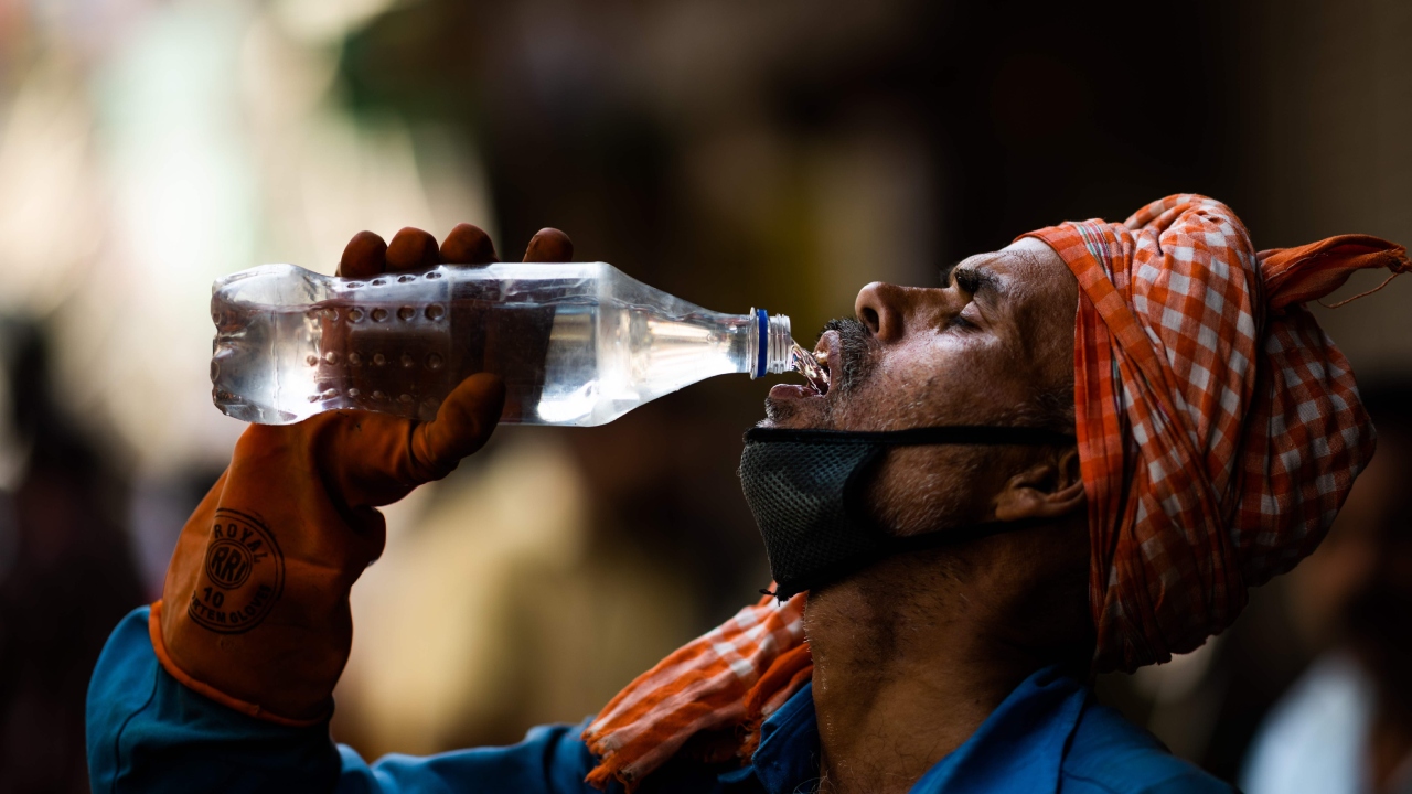 Stay Hydrated: Drink plenty of water and keep yourself hydrated to keep your skin healthy and prevent dehydration. Credit: AFP Photo