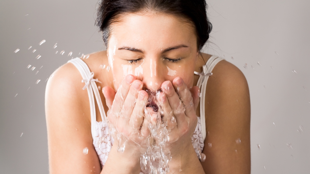 Avoid Hot Water: Avoid using hot water to wash your face or take a shower, as it can strip your skin of its natural oils and leave it dry and itchy. Credit: Getty Images